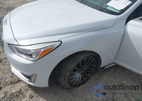 2017 Genesis G90 3.3T Premium из США, поврежденный, VIN KMHG34JA0HU024383